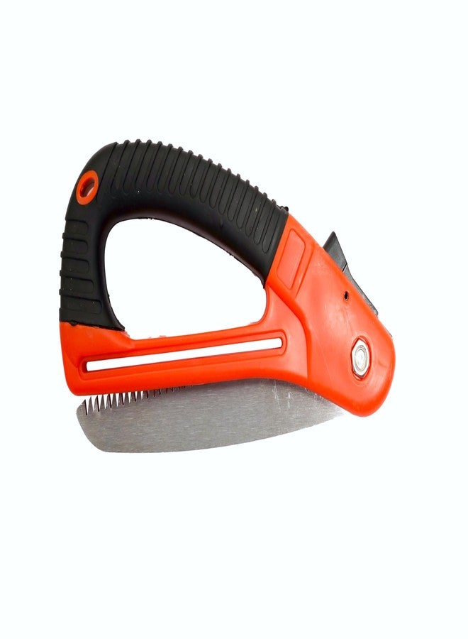 SNE Soft Grip Folding Saw Powerful Handle with Hardened Steel blades use for Professionals & Craftsmen - Image 1